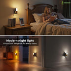 L LOHAS LED Night Lights Plug into Wall, Plug in Night Light, Soft White/Cool - Image 7