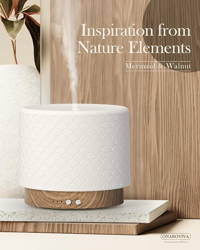 Essential Oil Diffuser - 280ml Ceramic Diffuser - Image 9