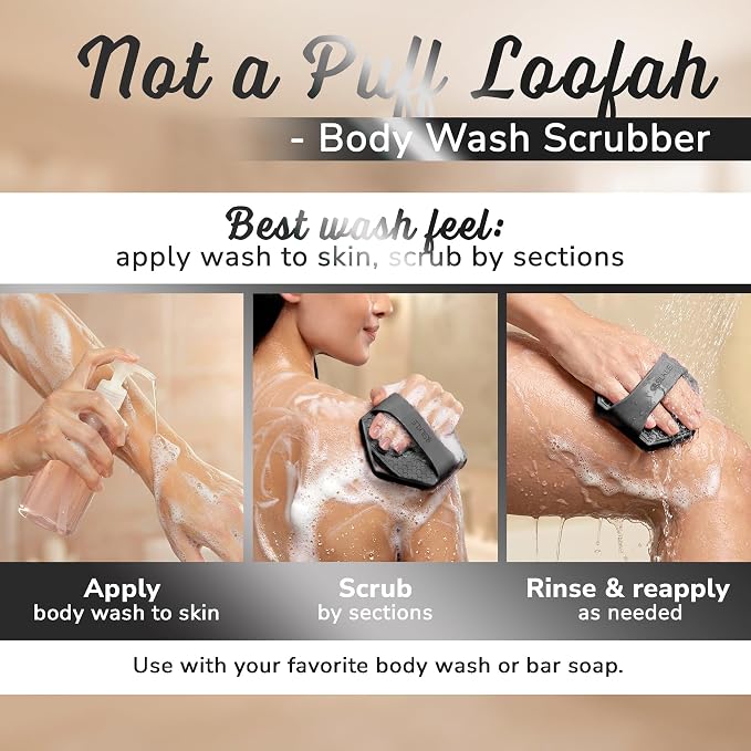 SILKLE Silicone Body Scrubber – Gentle Exfoliating Shower Scrubber - Image 5