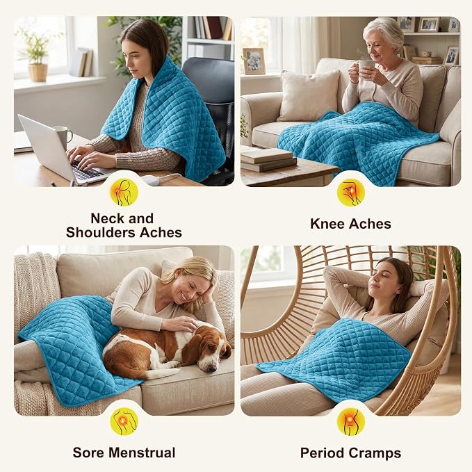 Extra Large Heating Pad for Back Pain 32"x24" King Size XL Electric Heating Pad - Image 3