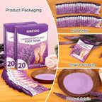 40 Packs of Foot Bath soak Salts kit Lavender Epsom Salts Tea Tree Oil Dry - Image 2