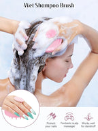 HEETA Scalp Massager Hair Growth, Soft Silicone Scalp Scrubber Shampoo Brush - Image 3