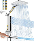 Filtered Shower Head with Handheld Spray Combo High Pressure Rain Shower Head - Image 9