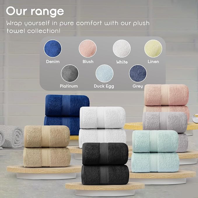 Ariv Premium Jumbo Bath Towels Pack of 2, Beach Towel, Extra-Large Bath Sheets - Image 3