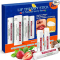 Dmsky Lip Therapy Lip Balm Stick, 10 Natural Berry Flavor Healing Hydrating by DMSKY