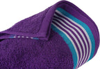 CASA COPENHAGEN He & She 6 Pieces Towel Set- Violet Indigo + Blue Green - Image 6