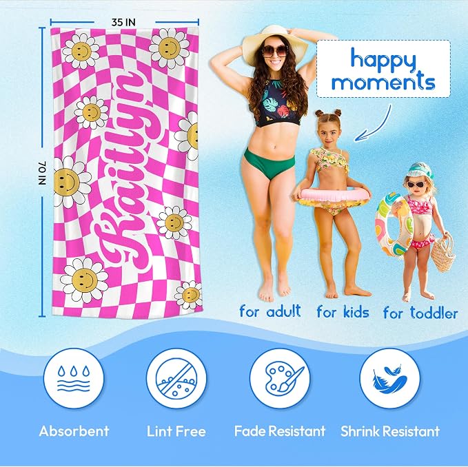 JML Personalized Beach Towel - Image 3