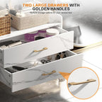 Salon Rolling Trolley with Lockable Wheels Barber Cart with Storage Drawer - Image 7