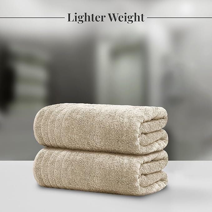 Tens Towels Pack of 8 Towels Set, 2 Extra Large Bath, 2 Hand, 4 Washcloths - Image 2