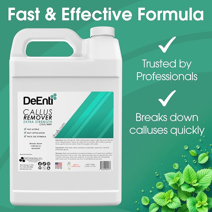 DeEnti Callus Remover for Feet, Extra Strength Foot Callus Remover Gel - Image 2