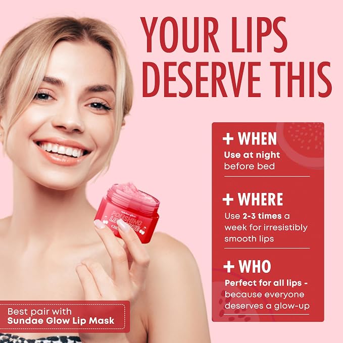 Lip Scrub with Cherry Mint – Gentle Exfoliation, Deep Hydration & Lip Repair – - Image 5