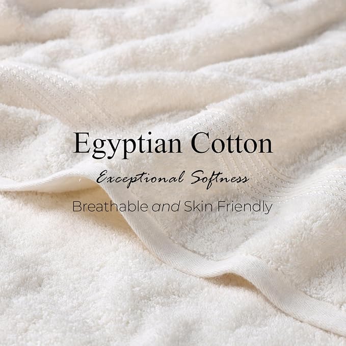 Superior Egyptian Cotton 3-Piece Towel Set, Basic Towels - Image 7