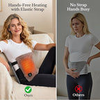 Cordless Heating Pad for Back Pain Relief & Cramps, Battery Operated, 3 Heat - Image 4