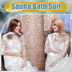 Xtinmee Disposable Body Wraps PE Sauna Bath Suit Plastic Body Sauna Wrap - Image 7