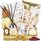 Mother's Day Gift Basket 17Piece Honey Almond Spa Gift Basket by LILYROY