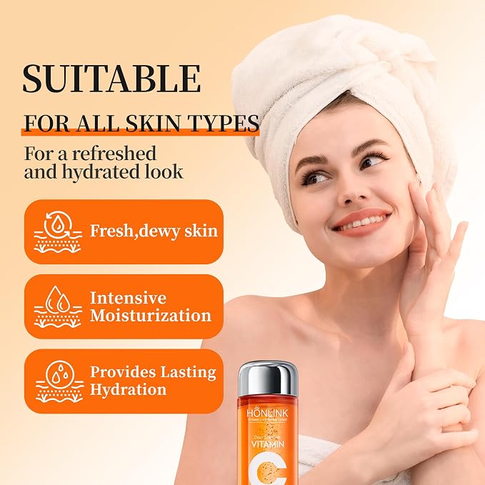Vitamin C Face Toner 130ml, HONLINK 5X Vitamin C Complex - Image 3