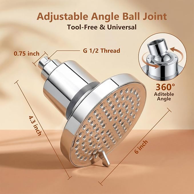 Filtered Shower Head for Hard Water - Image 7