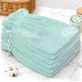 VOOVA & MOVAS Kids Bath Mitts 6-Pack, 100% Cotton Soft Absorbent Wash Cloths by VOOVAMOVAS