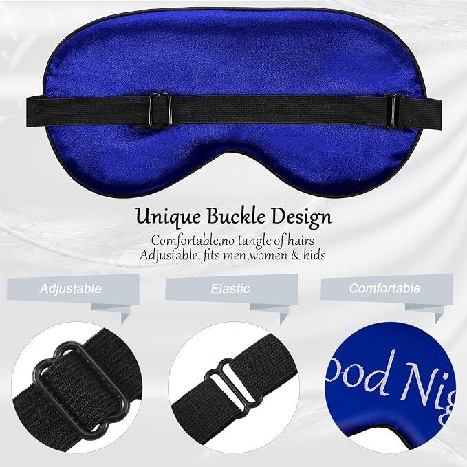 8 Pieces Funny Sleep Mask Silk Eye Mask - Image 4