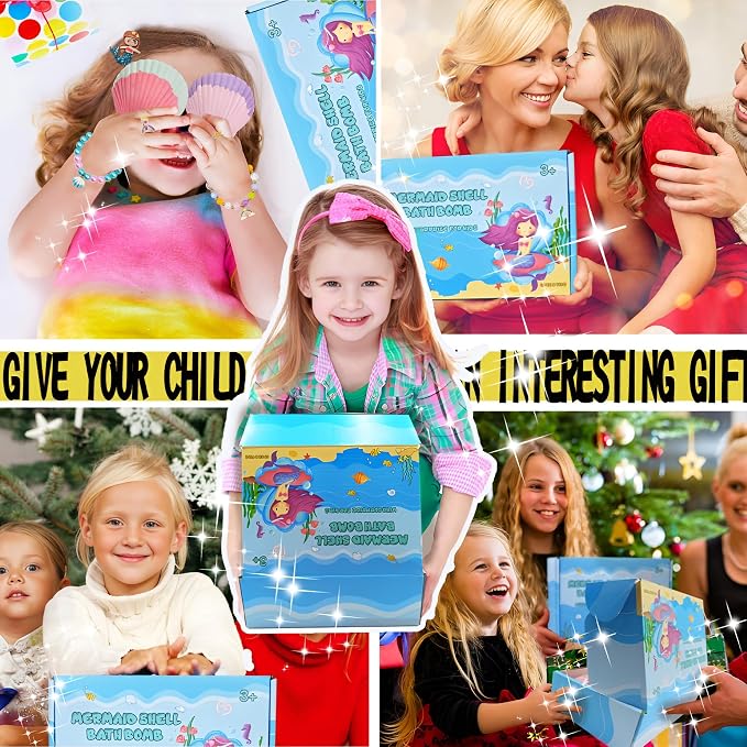 Mermaid Bath Bombs for Kids Girls - Image 4