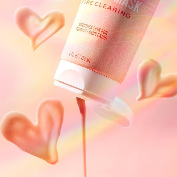 Freeman Exotic Blends French Pink Clay Peel-Off Face Mask, Pore Clearing Facial - Image 6