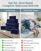 Casa Platino Luxury Cotton Bath Towel Set - Image 5