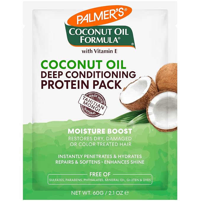 Palmer's Coconut Oil Formula Moisture Boost Protein Pack, Hair Treatment by Palmers
