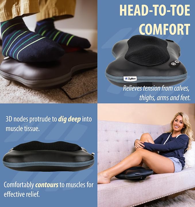 Zyllion Shiatsu Back and Neck Massager - Image 7