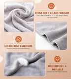 POPCHOSE Microfiber Hair Towel Wrap, 3 Pack Fast Drying Hair Turban, Stocking - Image 3