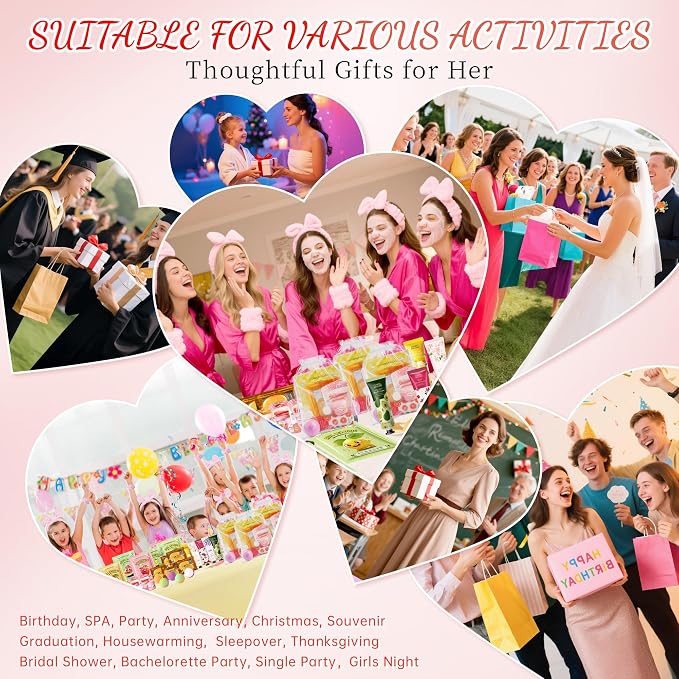 70-Piece Spa Party Kit for 10 People, Girls Spa Night Set & Spa Kit for Girls - Image 3