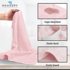 100% Cotton Large Hair Towel Wrap - Image 4