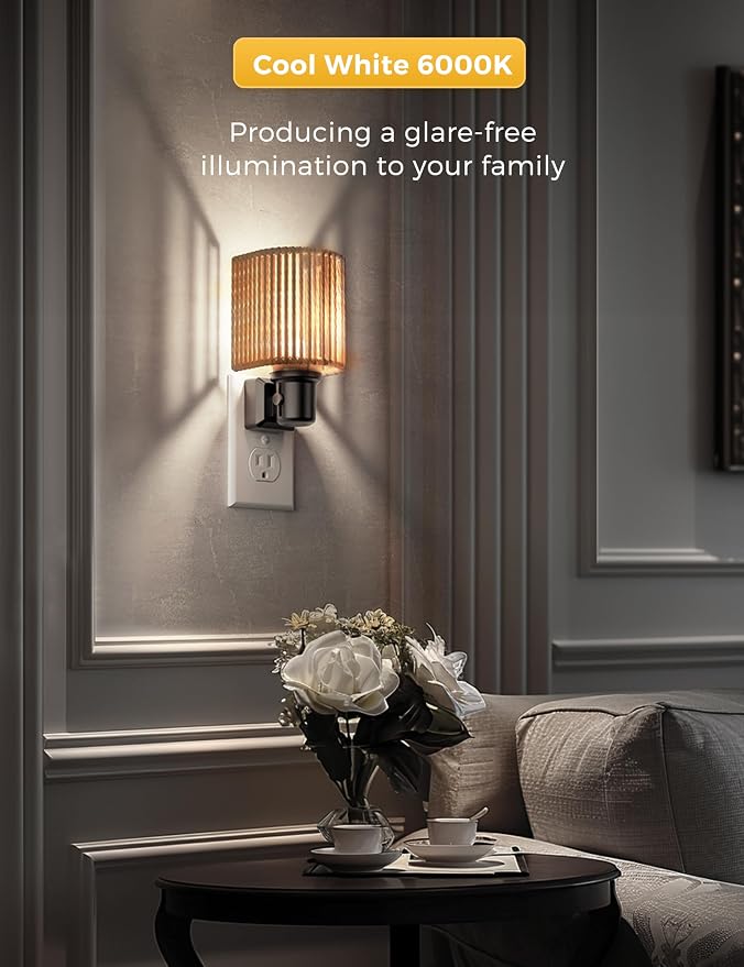 L LOHAS LED Night Lights Plug into Wall, Boho Night Light, Decorative Bohemian - Image 5