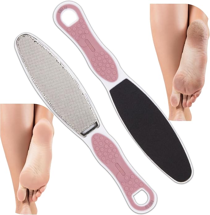 Made in Germany Double Sided Foot File Callus Remover, Stainless Steel and by WONDERPEDI