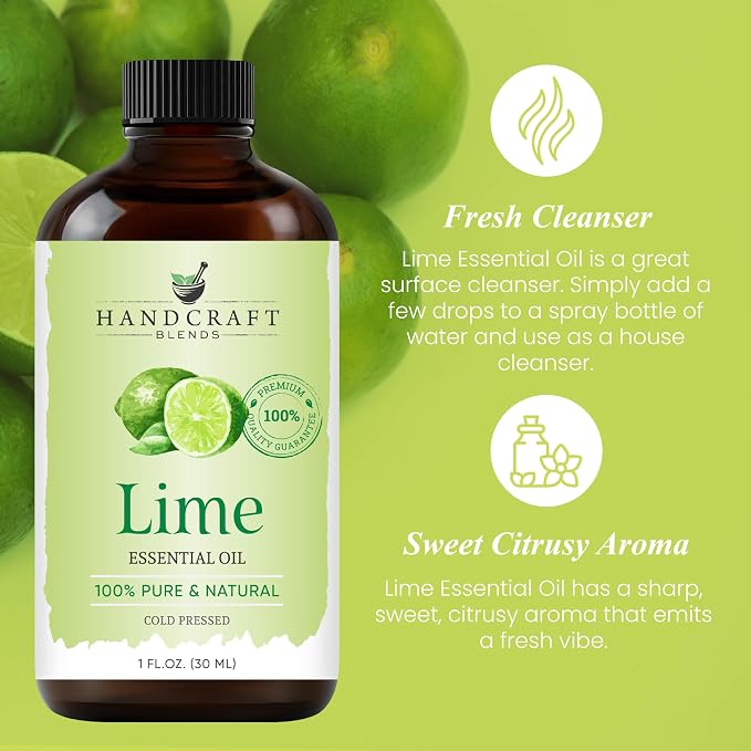 Handcraft Blends Lime Essential Oil – 1 Fl Oz – 100% Pure and Natural – Premium - Image 4