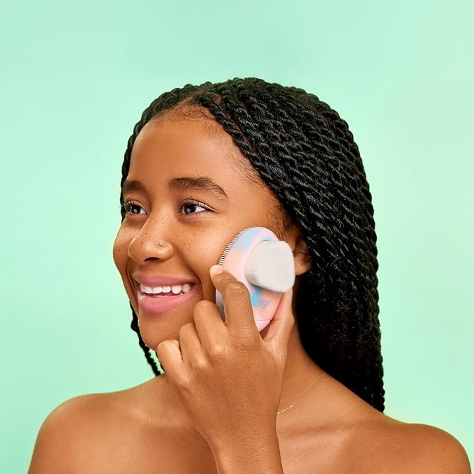 LOLLIPOP Dual-Sided Facial Cleansing Brush | Palm Size Silicone Face Exfoliator - Image 2
