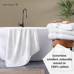 LANE LINEN Set of 4 Bath Towel - Image 4