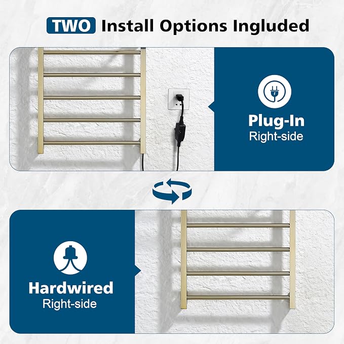 Heated Towel Racks for Bathroom, Hot Towel Warmer - Image 3