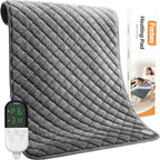 King Size Heating Pad for Back 32"x24" Extra Large Electric Heating Pad for by FocbeoHeatingPad