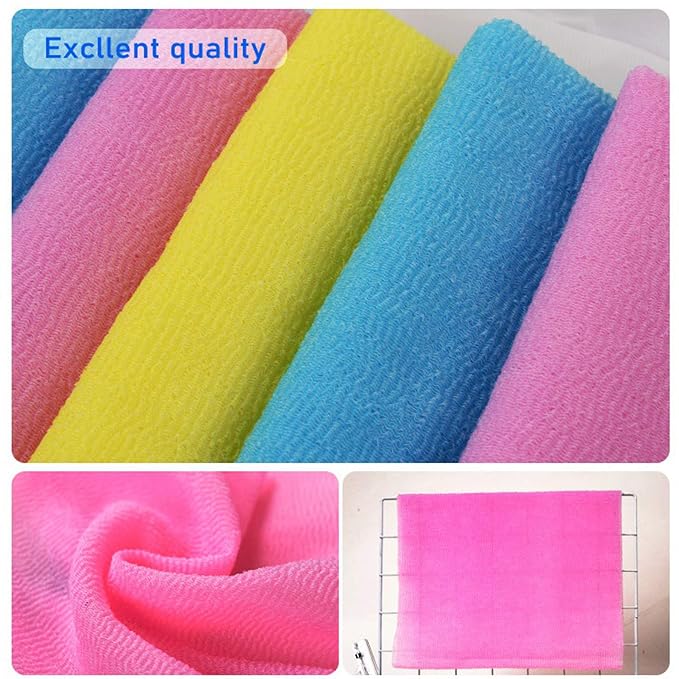 ARCH&M 3-Pack Premium Nylon Exfoliating Towel - Image 4