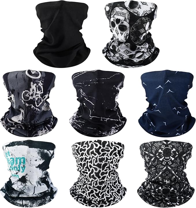 SATINIOR Summer Camo Neck Gaiter UV Protection Cooling Face Mask Sun Hood by SATINIOR