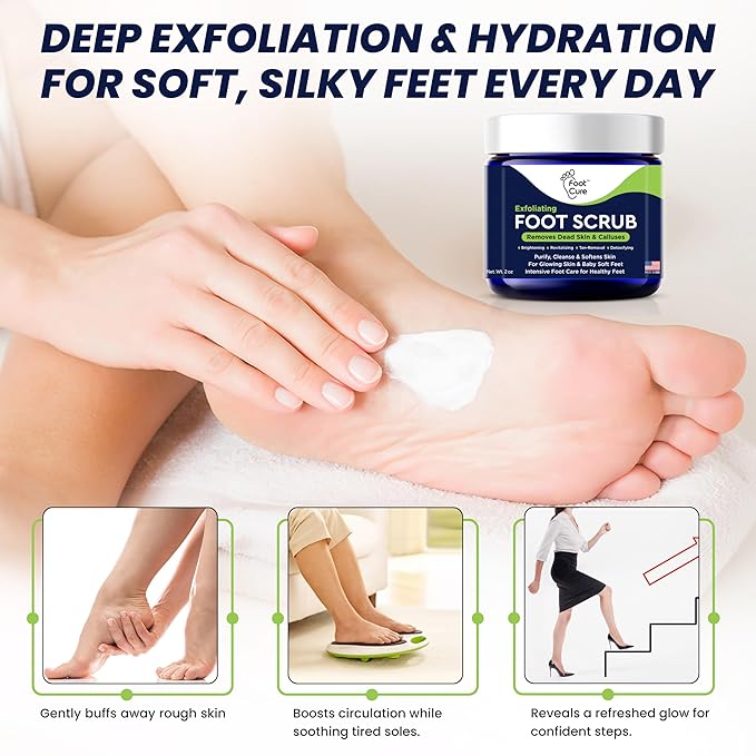Exfoliating Foot Scrub with Pumice Stone powder - Image 3