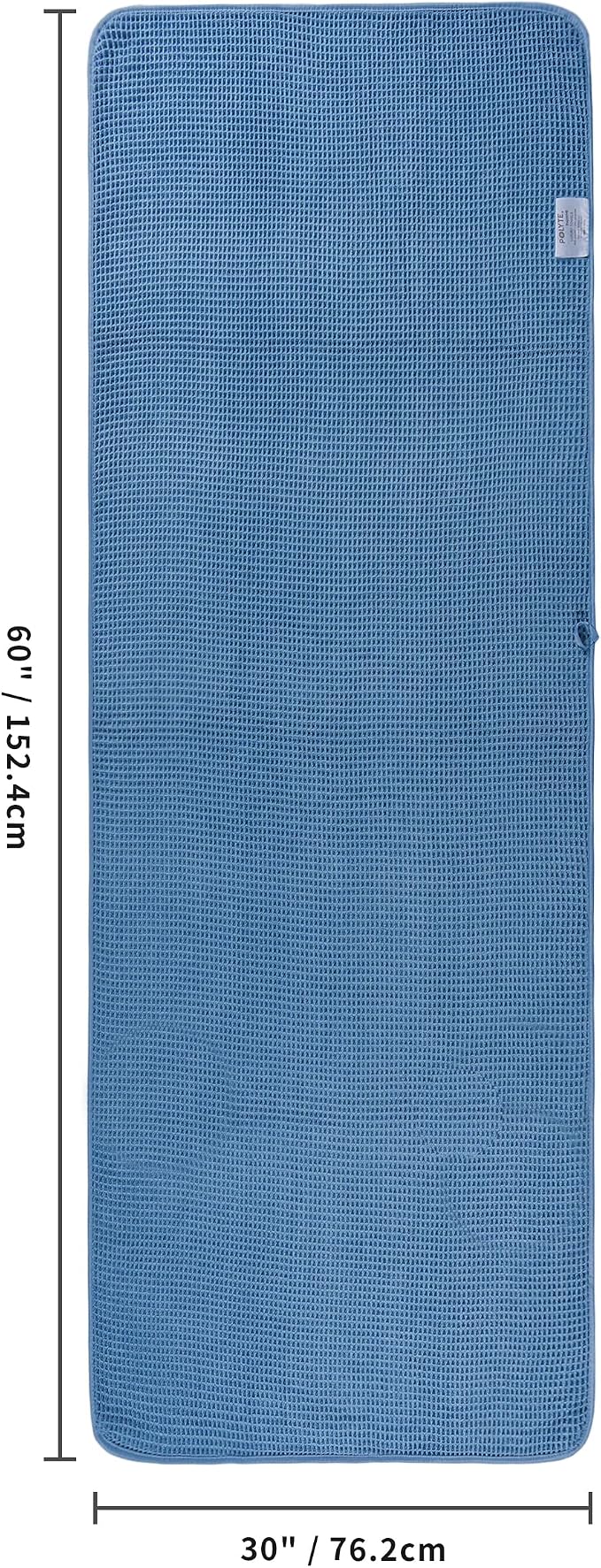 POLYTE 430 GSM Microfiber Oversize Quick Dry Lint Free Bath Towel, 60 x 30 in - Image 2