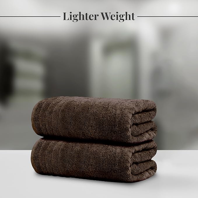 Tens Towels Pack of 4 Extra Large Bath Towels 30 x 60 Inches, 100% Cotton - Image 2