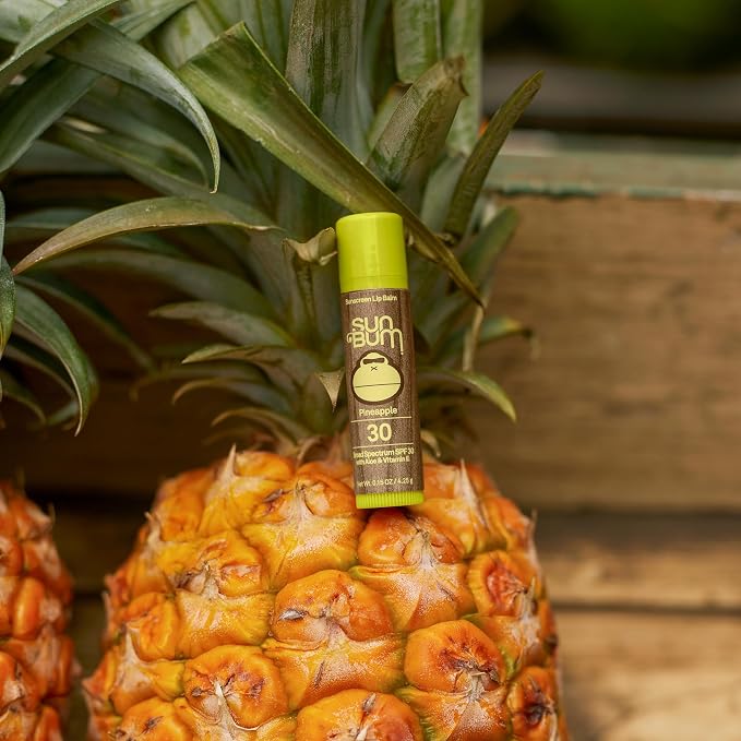 Sun Bum SPF 30 Sunscreen Pineapple Lip Balm - Image 6