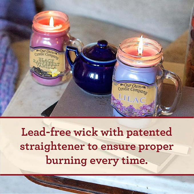 Our Own Candle Company, Winter Wonderland Scented Mason Jar Candle, 100 Hour - Image 2