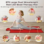LITDUCK Body Red Light Therapy Mat, Eligible Red Light Therapy Blanket - Image 5