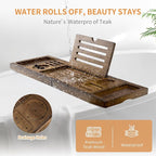 Luxury Teak Bathtub Tray - Image 5