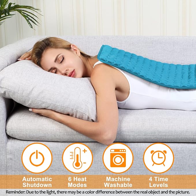 Electric Heating pad for Back Neck Shoulder Knee Arms Legs- Electric Heat Pads - Image 2