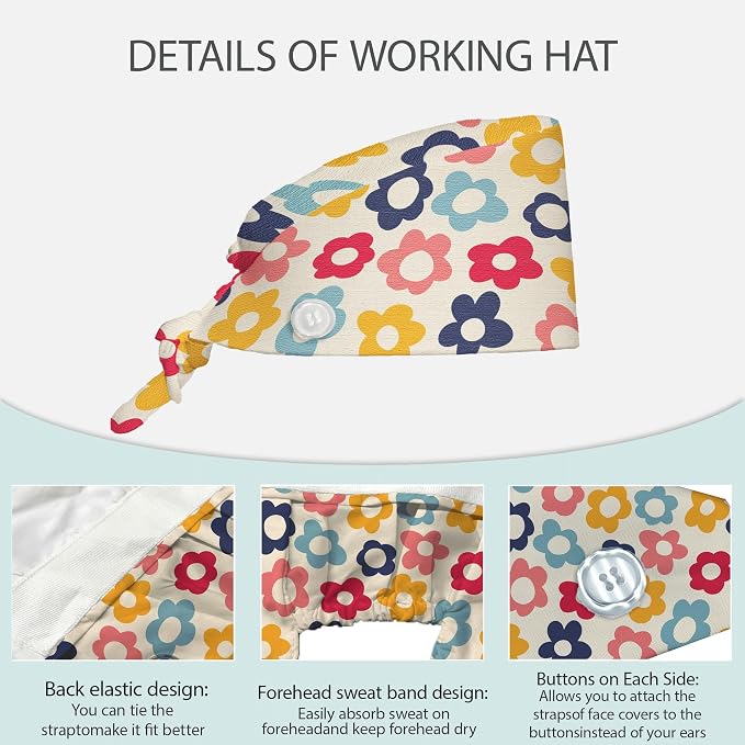 2 Pcs Working Cap with Sweatband - Image 3