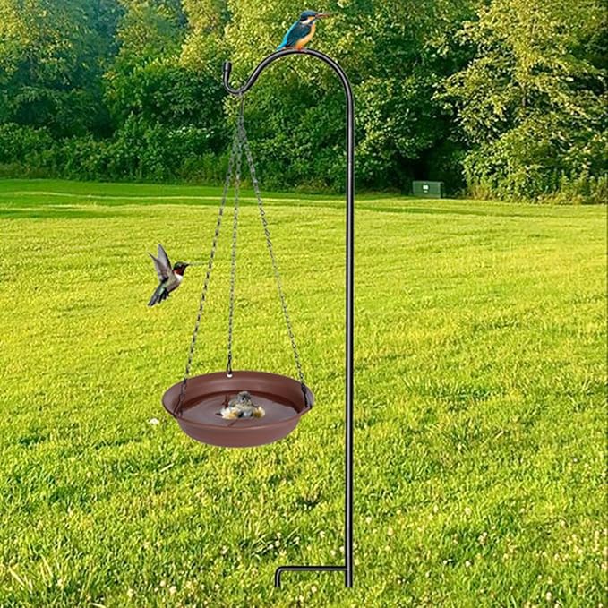 VUWEZ Hanging Bird Bath, Hanging Bird Water Feeder - Image 6
